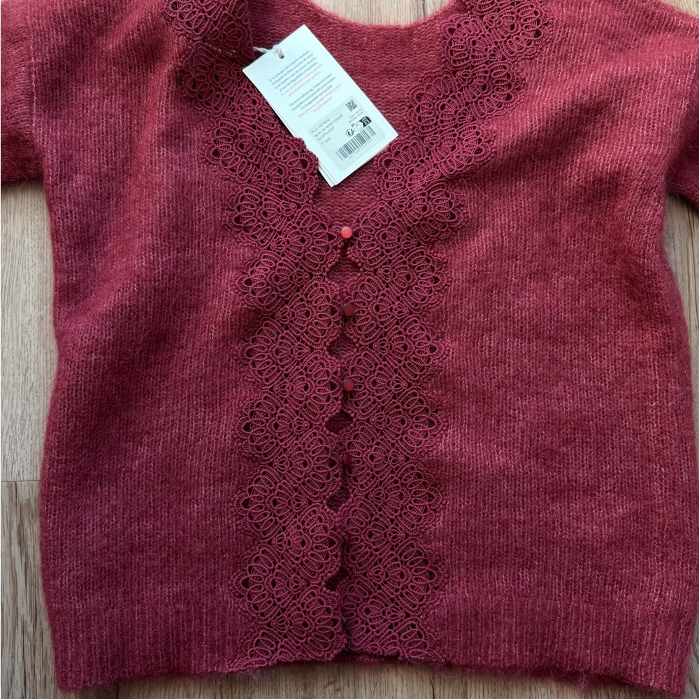 NTW Sezane Astride Jumper Rosewood